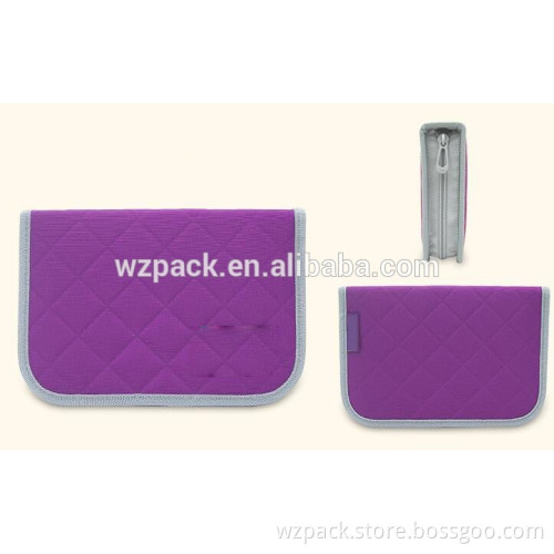 2016 OEM Pen Storage Super Large Capacity Pencil Case Inserting Makeup Bag
